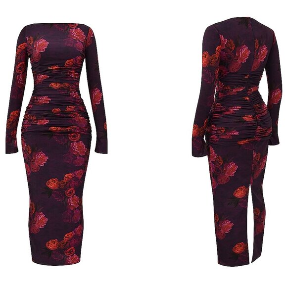 HOUSE OF CB 'Lanetta' Romantic Floral Maxi Dress‎ NWOT size XS - Picture 11 of 12